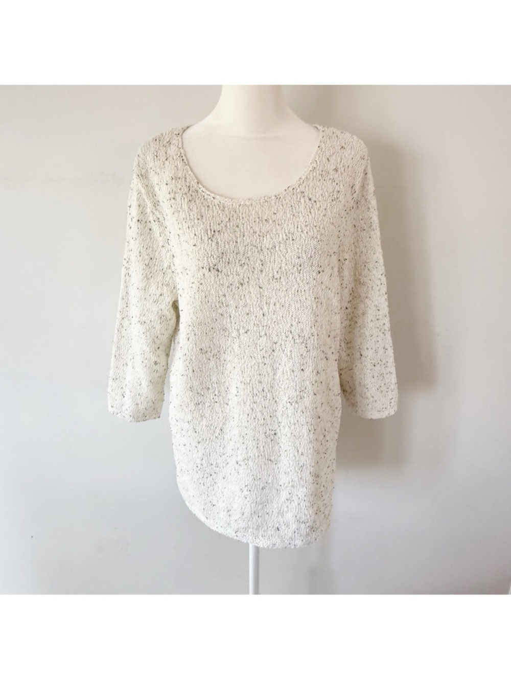 J Jill Women Pullover Sweater Large Coastal‎ Capsule Basic Timeless Classic
